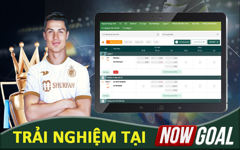 Trải nghiệm người dùng tại Nowgoal